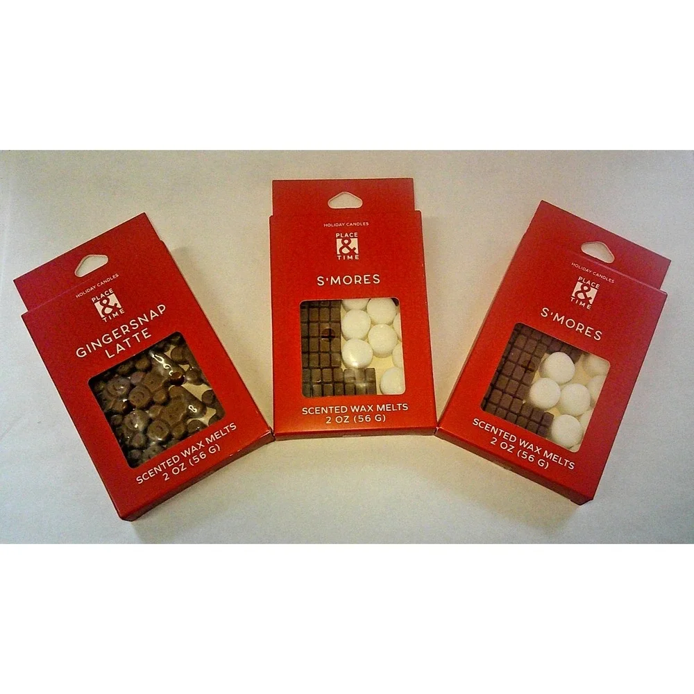 Place &‎ Time S'mores, Gingersnap Latte scented wax melts
